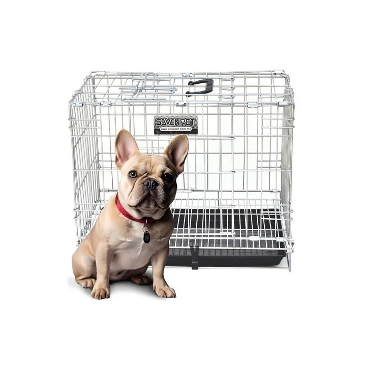 SEVENPET JAULA 45X34X40CM GRIS