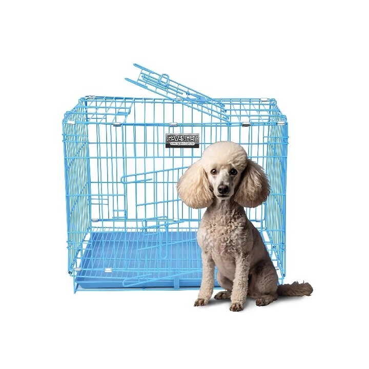 SEVENPET JAULA 60X42X50CM AZUL