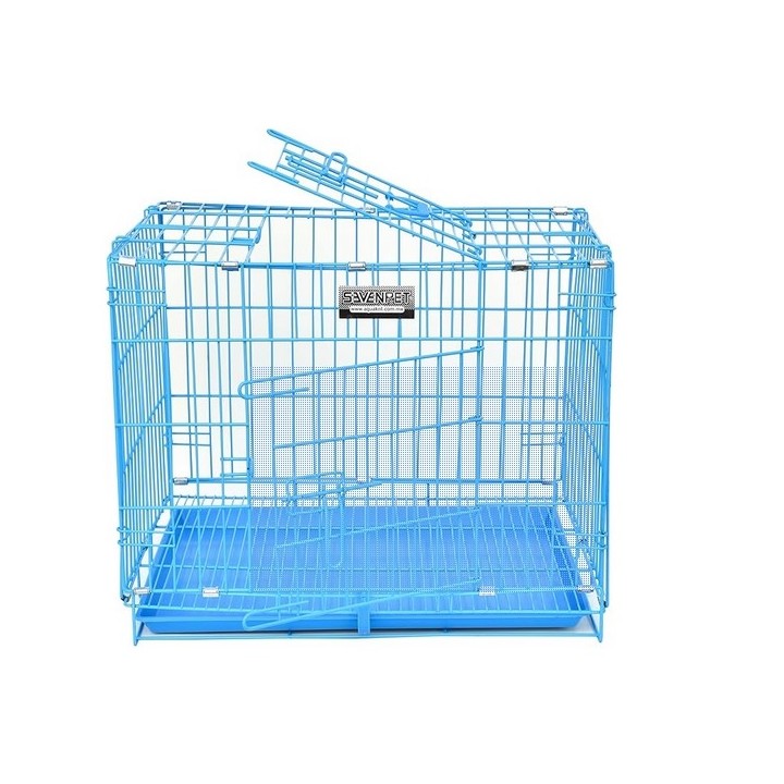 SEVENPET JAULA 60X42X50CM AZUL