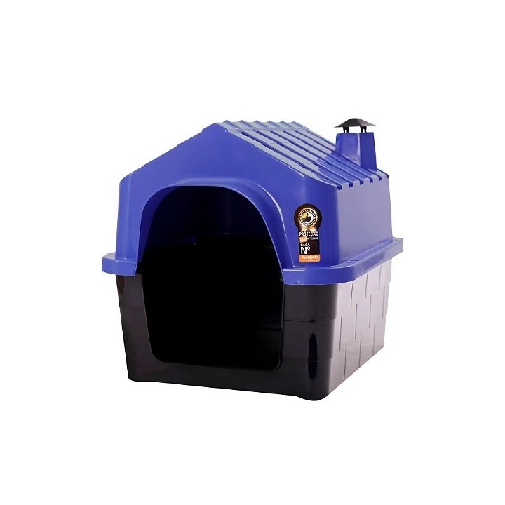 CASA ECOPET 2 AZUL 48X39X39CM