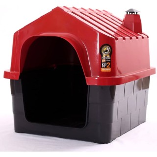 CASA ECOPET 2 ROJA 48X39X39CM