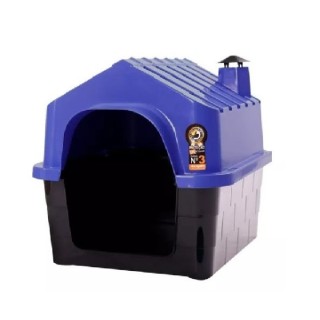 CASA ECOPET 3 AZUL 60X47X47CM