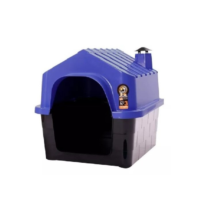 CASA ECOPET 3 AZUL 60X47X47CM