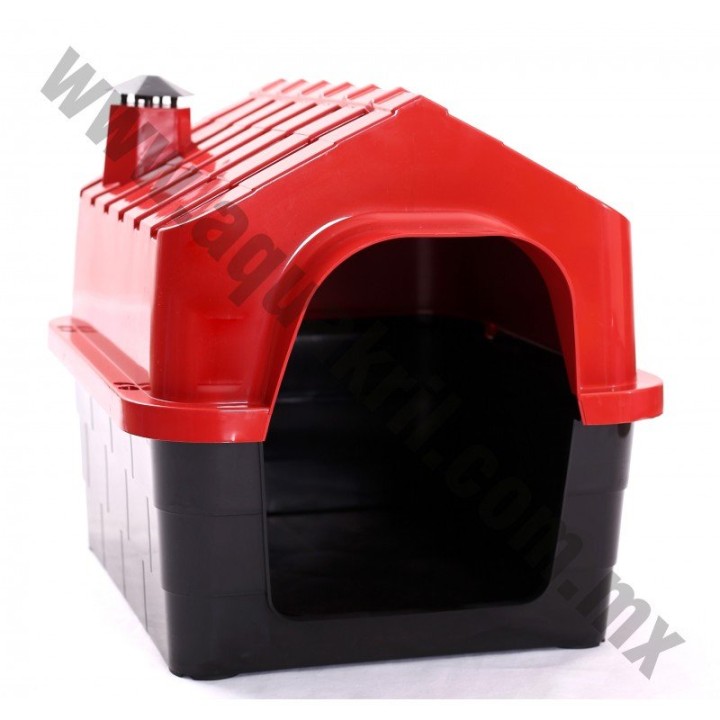 CASA ECOPET 3 ROJA 60X47X47CM