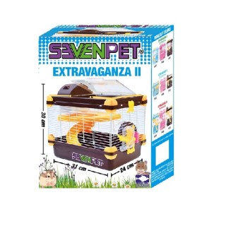 JAULA EXTRAVAGANZA II 31X24X30CM CAFE