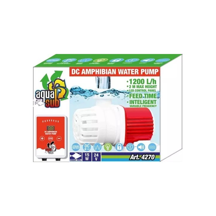 AQUASUB ANFIBIA DC C/CONTROL FREC.VARIABLE 1200L/H 2M