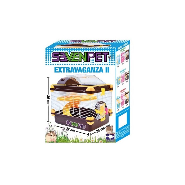 JAULA EXTRAVAGANZA 31X24X30CM AZUL