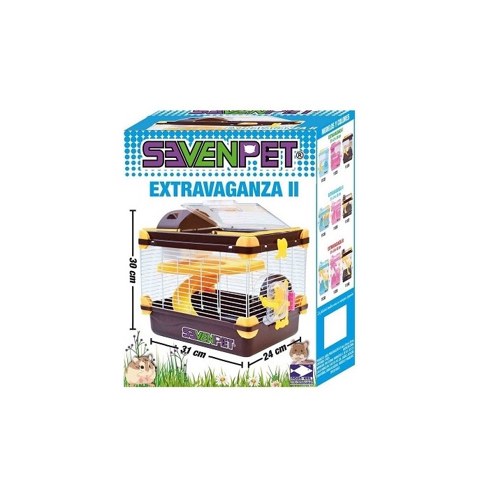 JAULA EXTRAVAGANZA II 31X24X30 ROSA