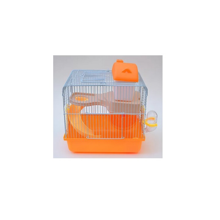 JAULA TOWN HOUSE II AMARILLO 27X21X33CM