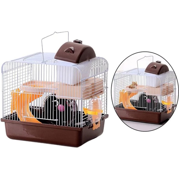 JAULA TOWN HOUSE II CAFE 27X21X33CM