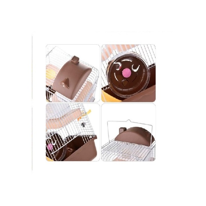 JAULA TOWN HOUSE II CAFE 27X21X33CM