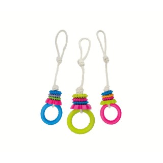 TINNY CHUMS JUGUETE CAUCHO C/HILOS 33CM