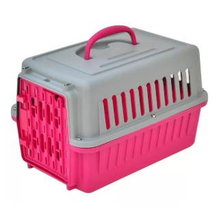 TRANSPORTADORA TRAVEL PET ROSA 42X28X26.5CM