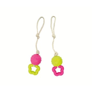 TINNY CHUMS HILO C/ESTRELLA Y PELOTA 40CM