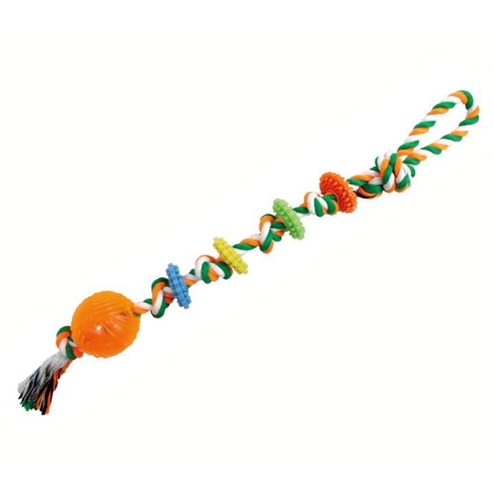 ROPY CHUMS HILO CON JALADERA CON PELOTA 16"