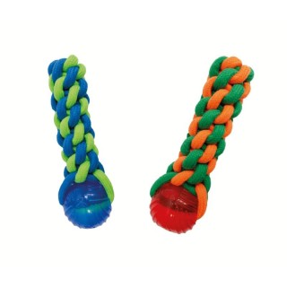 ROPY CHUMS HILO TRENZADO VDE/NJA C/PELOTA 8"