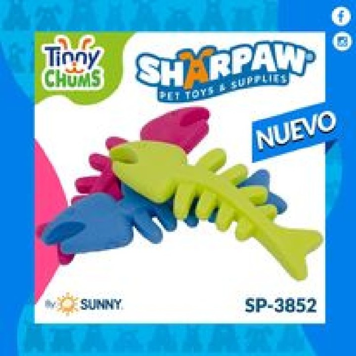 TINNY CHUMS ESQUELETO PESCADO 12.5CM