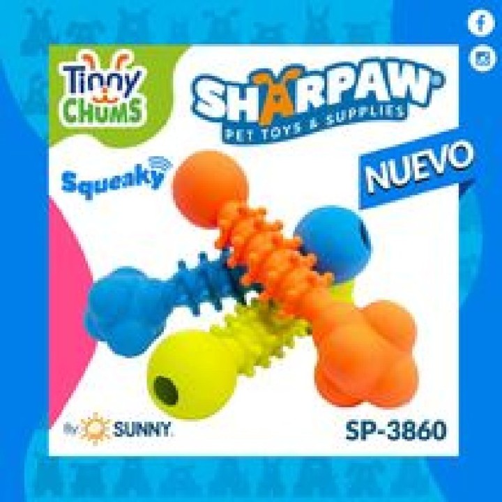 TINNY CHUMS MANCUERNA DENTADA 15.5CM