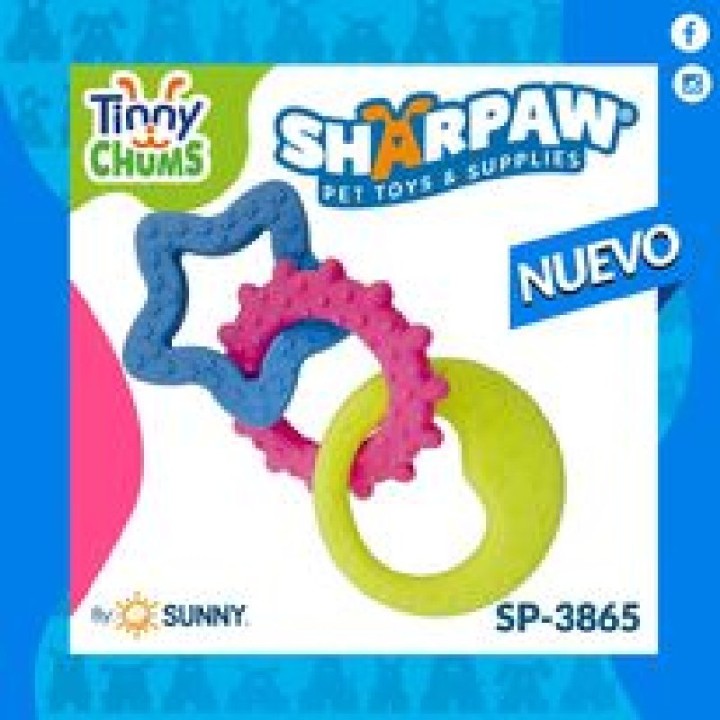TINNY CHUMS SET ARO ESTRELLA LUNA 17CM