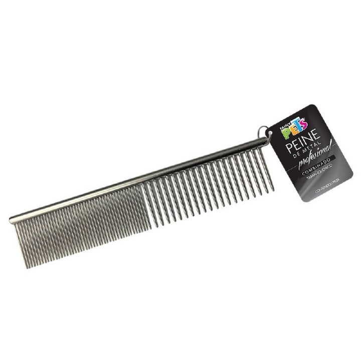 PEINE CHICO DE METAL COMBINADO