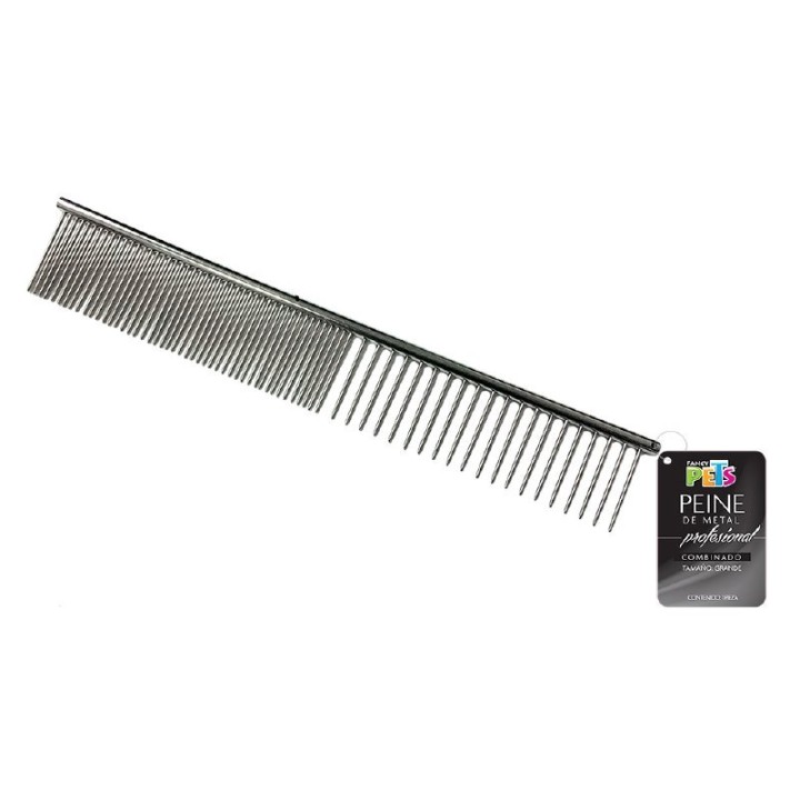 PEINE GRANDE DE METAL COMBINADO