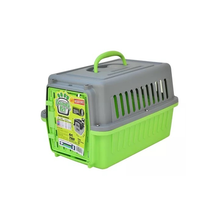 TRANSPORTADORA TRAVEL PET VERDE 42X28X26.5CM