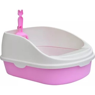 GATERA MEDIANA C/CERNIDOR Y PALA 50X41X16CM ROSA