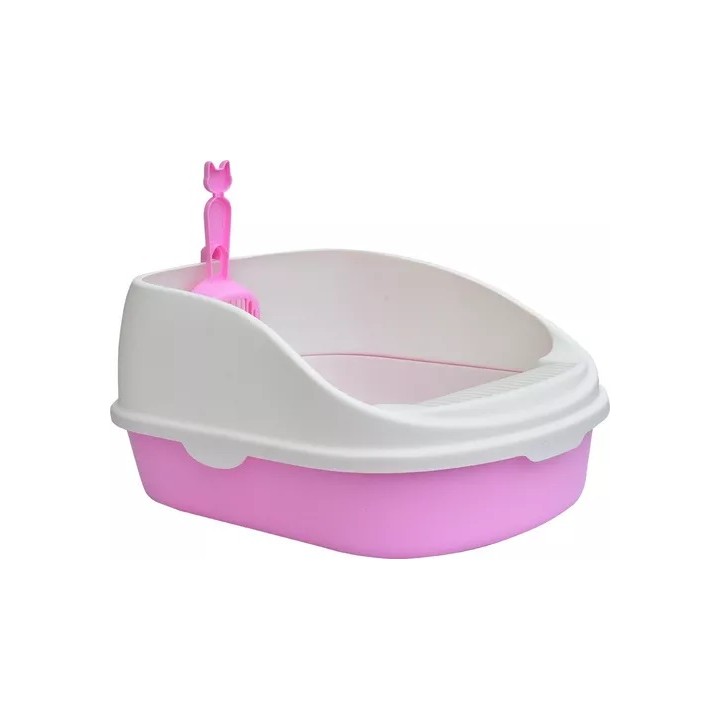 GATERA MEDIANA C/CERNIDOR Y PALA 50X41X16CM ROSA