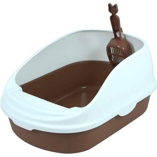 GATERA MEDIANA C/CERNIDOR Y PALA 50X41X16CM CAFE