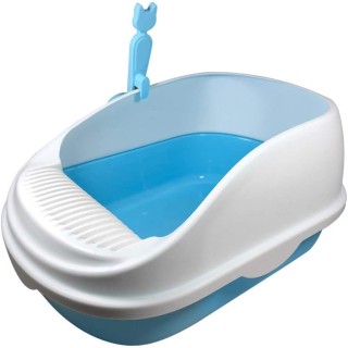 GATERA MEDIANA C/CERNIDOR Y PALA 50X41X16CM AZUL