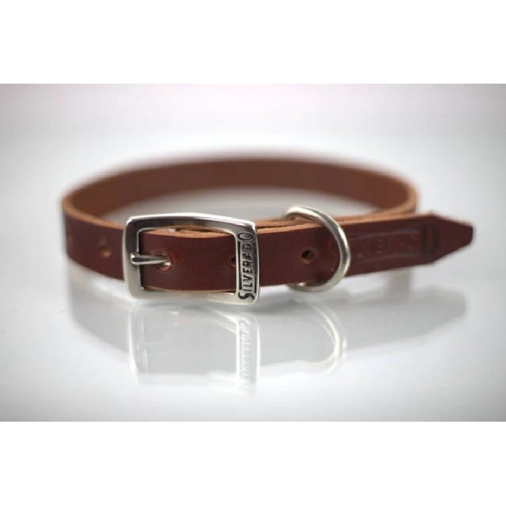 COLLAR PIEL LISO 2CM T14 PIEL