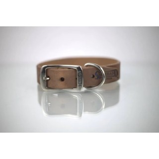 COLLAR PIEL LISO 3CM T20 PIEL