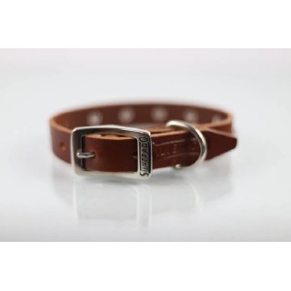 COLLAR PIEL C/ESTOPEROLES 2CM T12 PIEL