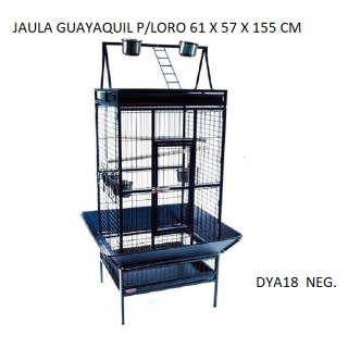 JAULA GUAYAQUIL P/LORO NEGRA