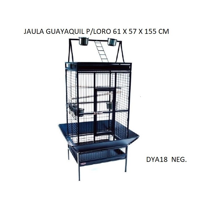 JAULA GUAYAQUIL P/LORO NEGRA
