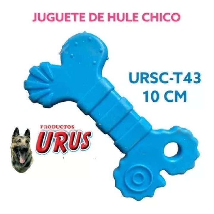 HUESO PLANO DE HULE DELGADO URUS 10CM