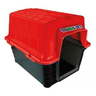 SEVENPET CASA MASCOTA 60X47X45CM ROJA