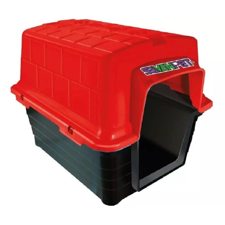 SEVENPET CASA MASCOTA 60X47X45CM ROJA