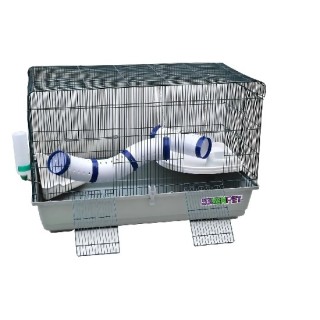 SEVENPET JAULA HURONERA C/TUBOS II 100X54X65CM