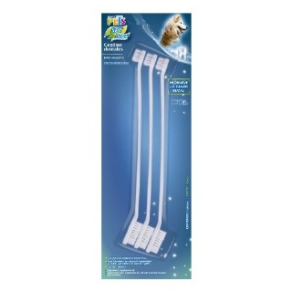 SET DE CEPILLOS DENTALES P/MASCOTA C/3PZAS