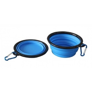 PLATO PLEGABLE MEDIANO P/VIAJE AZUL