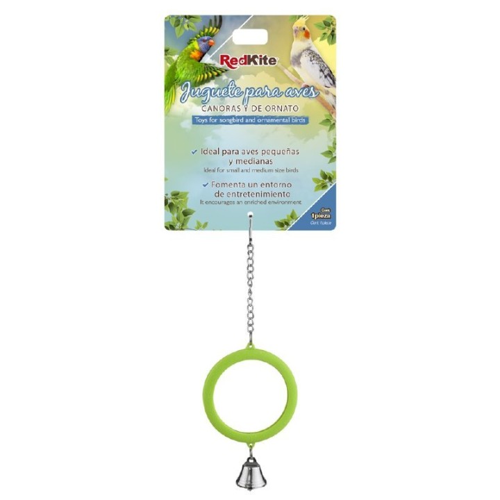 JUGUETE ESPEJO REDONDO COLGANTE P/AVE