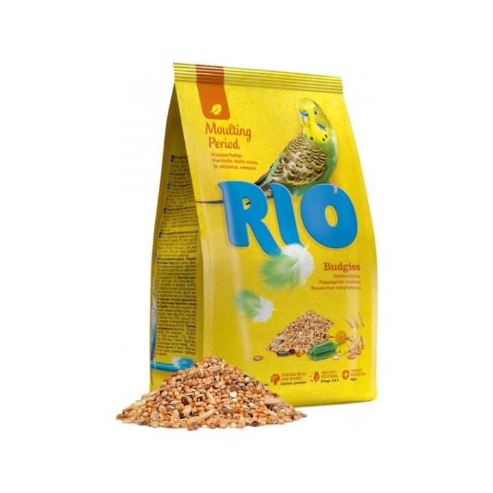 RIO/MEALBERRY COMIDA PARA PERIQUITOS PERIODO DE MUDA 500 GR.
