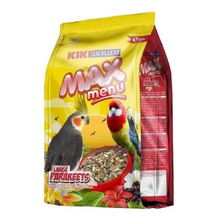 KIKI MAX MENU COTORRITAS - NINFAS - LOROS 1 KG.