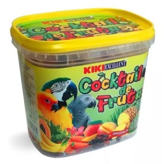 KIKI COCKTEL DE FRUTAS PARA LOROS BOTE 300G.