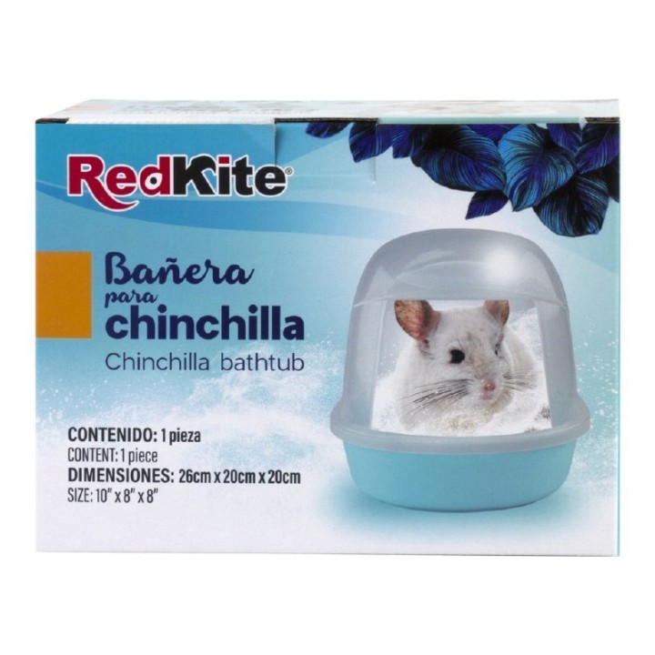 BAÑERA P/CHINCHILLA C/PUERTA