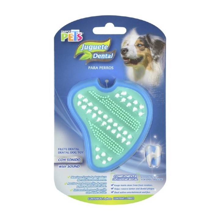 JUGUETE FILETE DENTAL C/CERDAS P/PERRO