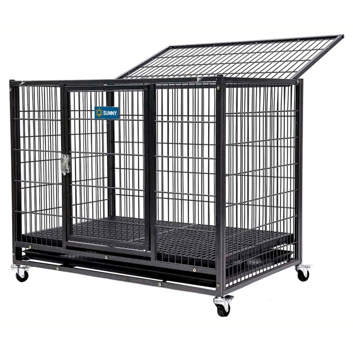 JAULA METALICA SUNNY SENCILLA 37" C/RUED