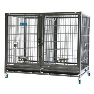 JAULA METALICA SUNNY DOBLE 43" C/ RUED