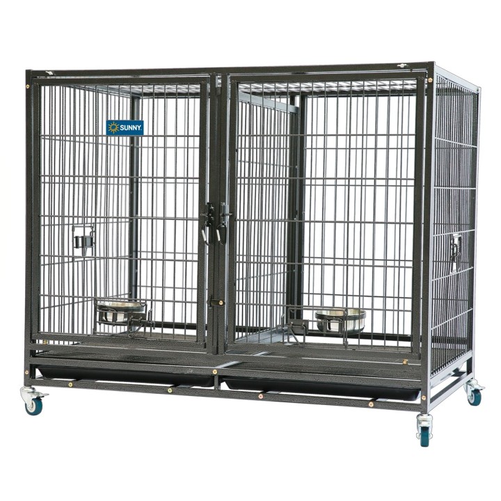 JAULA METALICA SUNNY DOBLE 43" C/ RUED